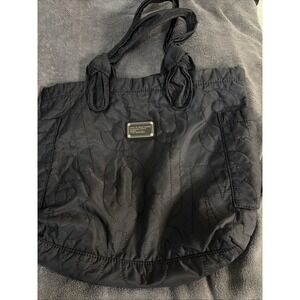 Marc By Marc Jacobs Black Nylon Quilted Tate Tote Bag Black Standard Supply